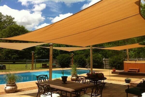 CPREMSQ360: Quadratisches Sonnensegel 'Coolaroo Premium' 3,6 m