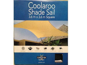 Coolaroo Premium Quadratsegel 3,6 x 3,6 m Bild 9